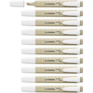 Imagem de Marca Texto STABILO SWING COOL, Mud Green (137), Caixa com 10 unidades