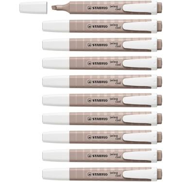 Imagem de Marca Texto STABILO SWING COOL, Warm Gray (193), Caixa com 10 unidades