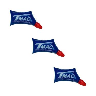 Imagem de Kit 3 Graxa Branca Lubrificante Corrente Relação Bisnaga 