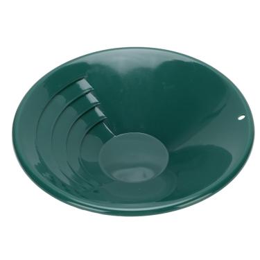 Imagem de Panela de Ouro de 10 Polegadas, 4 Pck Panela de Ouro Ao Ar Livre, Kit de Panning de Ouro Verde, Design de Prospecção de Ouro de Fios Internos de 90 ° para Mineração