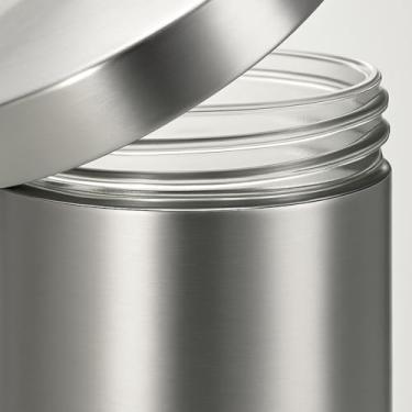 Imagem de Pote de Vidro Com Tampa Inox 1,5L Porta mantimentos Pote Hermético Kit 2 Unidades