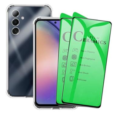 Imagem de Kit Capa Capinha Anti Impacto + 2 Películas Ceramica 9D Para Samsung Galaxy A54