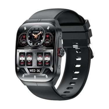 Imagem de Smartwatch Lefal HK8pro tela AMOLED de 1,95 polegadas original Lefal Cold na Cor PRETO