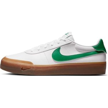 Imagem de Nike Tênis masculino Court Shot, Branco/goma malaquita marrom médio, 45