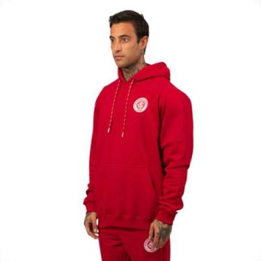 Imagem de Blusa Moletom Canguru Masculino Internacional Oficial Escudo - Surf Ce