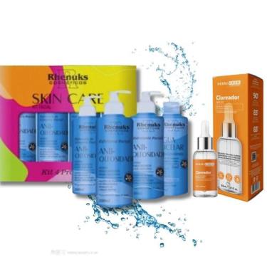 Imagem de Kit Skincare Anti Oleosidade Acne Para Peles Oleosas E Um Sérum Clarea