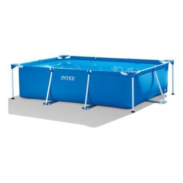 Imagem de Piscina De Armar Retangular 1662 Litros Intex 220x150x60cm