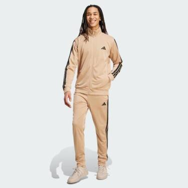 Imagem de Agasalho Adidas 3 Stripes Bege, M