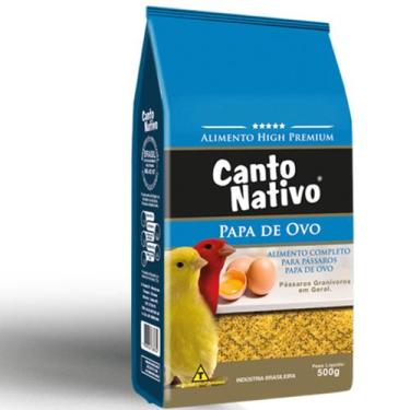Imagem de Mistura para Passaros Granívoros Alimento Canto Nativo Papa de Ovo 500