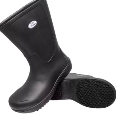 Imagem de Bota EVA cano longo Sem Biqueira BB87 Antiderrapante Preta Soft Works CA 42632