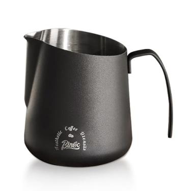 Imagem de Jarra de espuma de leite 750 ml – Jarra de café expresso com alça grande e bico em V, copo de espuma de leite de aço inoxidável para cappuccino, latte art, acessórios de máquina de café