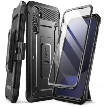 Imagem de Capa SUPCASE para Samsung Galaxy S24 FE com suporte e clipe de cinto, [UBeetle Pro] [Protetor de tela integrado] [Proteção de nível militar] Capa de telefone resistente e resistente para Galaxy S24 FE