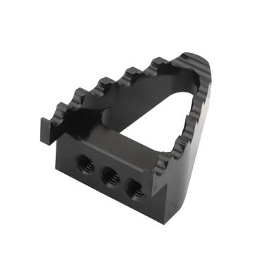 Imagem de WOOSTAR Substituição de alumínio CNC para descanso de pé largo para motocicleta Yaxiang Zuma Bosuer Dirt Pit Bike preta