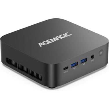 Imagem de ACEMAGIC Mini PC Gaming 32GB RAM 1TB SSD AMD Ryzen 7 5825U 11 Pro (até 3,6GHz) Triplo 4K @60Hz Display WiFi6 BT5.2 Tipo-C HDMI DP1.4 Mini Computadores Desktop para Jogos Leves / Escritório