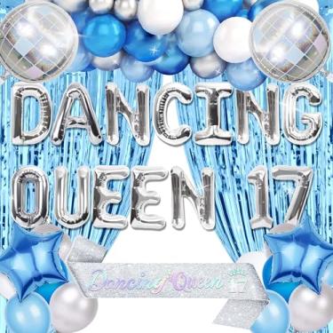 Imagem de Roaring Good Time Decoração De Festa Aniversário 17 Anos Da Blue Dancing Queen, Decorações Discoteca Mamma Mia Dos 70