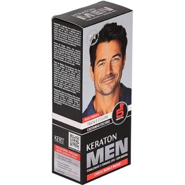 Imagem de Keraton Tonalizante Men 30Ml Castanho Escuro