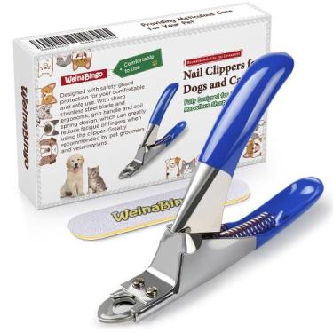 Imagem de Cortador de unhas WeinaBingo Dog Cat Pets com lixa de unhas em aço ino