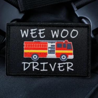 Imagem de Patch de moral engraçado para motorista de bombeiros - Patch tático de ambulância para equipamentos militares, mochilas, bonés de beisebol de operador, porta-placas e coletes - adesivos de moral