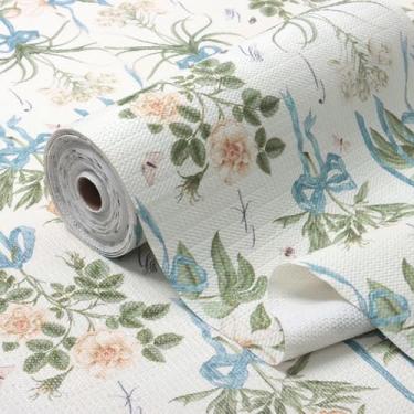 Imagem de Forro de gaveta e prateleira para armários de cozinha, forros de armário não adesivos, forros de prateleira florais, forro de gaveta antiderrapante resistente à prova d'água, fácil de limpar