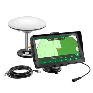 Imagem de Navegador GPS de trator de 18 cm para agricultura, navegador agrícola GNSS de alta precisão para agricultura de precisão – Sistema de orientação GPS para pulverização, aração e semeadura com
