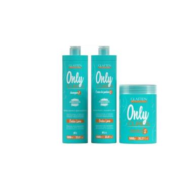 Imagem de Glatten Only Curls Shampoo e Creme de Pentear e Máscara
