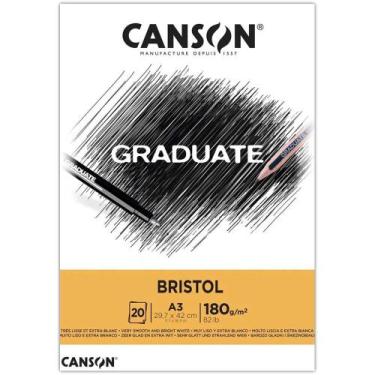 Imagem de Bloco Canson Graduate Bristol A3 180grs 20fls