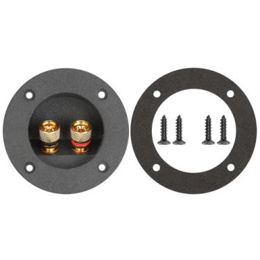 Imagem de XGGYA Conectores de caixa de alto-falante bidirecional, caixa de subwoofer tipo parafuso, copo terminal – fácil instalação para alto-falantes passivos, sistemas de áudio de home theater/carro (1 peça