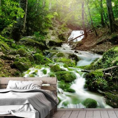 Imagem de Papel de Parede Paisagem Cachoeira Natureza Sala Adesivo - 005pcm - Al