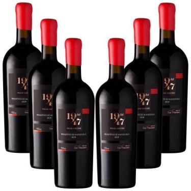 Imagem de Kit 06 Unidades Vinho Dal 1947 Primitivo Di Manduria 750Ml - Terre Di 