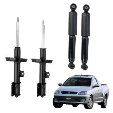 Imagem de Par Amortecedor Dianteiro E Traseiro Montana 2004 A 2010 - Embrasil