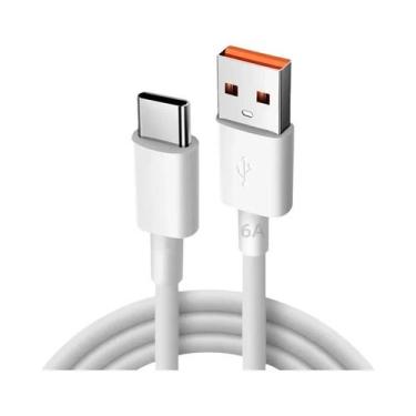 Imagem de Cabo De Carregamento Rápido USB Tipo C 120W 6A Para Xiaomi Mi 11 12 Re