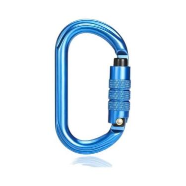 Imagem de Mosquetão De Escalada Auto-Lock 25KN CLIWIZ Profissional Para Atividad