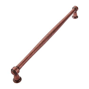 Imagem de khtumeware Puxador de eletrodomésticos 18 polegadas (457 mm) puxadores de armário de cobre antigo, puxadores de armário de cozinha, ferragens de armário de cozinha para puxadores de gaveta de armário
