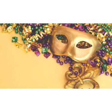 Imagem de Painel Em Tecido Sublimado Baile De Máscaras 5 - Fabrika De Festa, 200