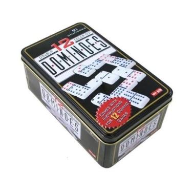 Imagem de Domino Game Double 12 - Jogo de tabuleiro de dominó, 91 peças - Lightb