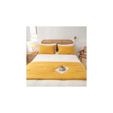 Imagem de Conjunto de peças Linen Mustard Loa Standard 80 x 210 cm + 2 capas - L