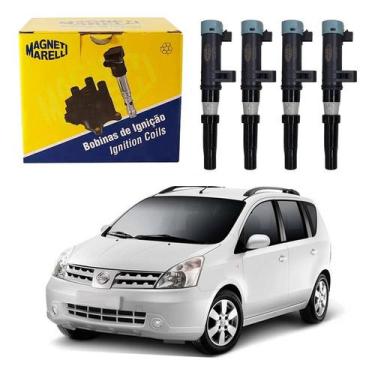 Imagem de Bobina Ignição Marelli Livina 1.6 16v K4m 2009 A 2014 - Magneti Marell