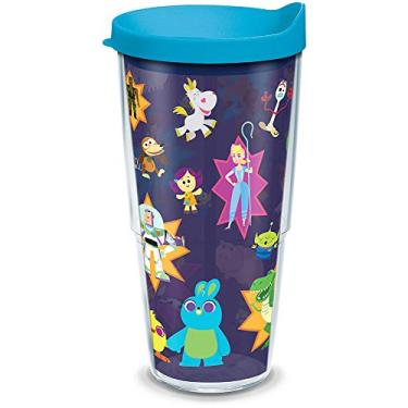 Imagem de Tervis Disney Pixar Toy Story 4 Colagem feita nos EUA Copo isolado de parede dupla mantém as bebidas frias e quentes, 680 g, clássico