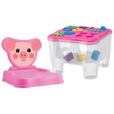 Imagem de Cadeira Infantil de Polipropileno Bichos Samba Toy - 258, Rosa