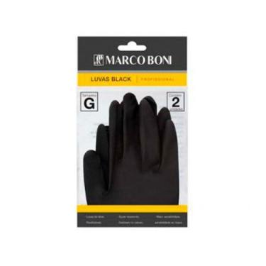 Imagem de Luva Látex Marco Boni Black Profissional - 1 Par Tam. G