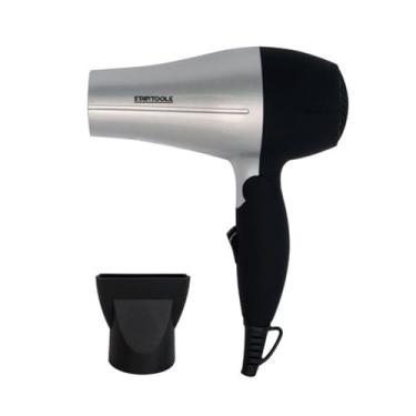 Imagem de Secador de Cabelo Dobrável 1200W Bivolt Manual com Chave Seletora 2 Níveis de Temperatura Portátil Elétrico Profissional Potente (Cinza)