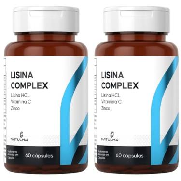 Imagem de KIT 2X Lisina Complex (Lisina HCL, Vitamina C e Zinco) 60 cápsulas - Natulha
