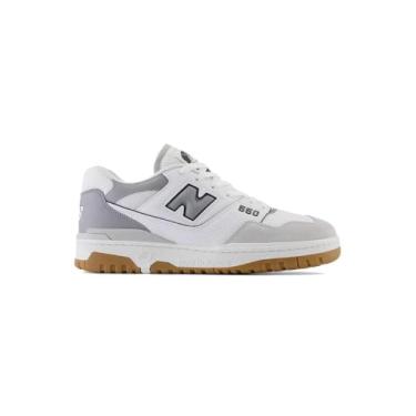 Imagem de New Balance Tênis masculino 550, branco, 38 BR