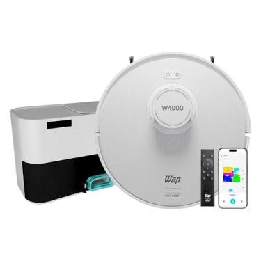 Imagem de WAP Robô Aspirador de Pó ROBOT W4000 - Estação Autolimpante, Mapeamento LDS 360°, Passa Pano com MOP Giratório 127V