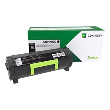 Imagem de Lexmark Cartucho toner do programa de retorno de alto rendimento 51B1H00 MS417dn MX517de MS617dn MX617de MX617de, preto