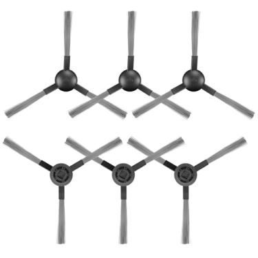 Imagem de WhSunVo 6 peças de substituição de escova lateral Robusta Eficiente Limpeza Aspirador de pó Peça de escova lateral Melhor efeito de limpeza Varrendo Robô Peça sobressalente fácil de substituir para