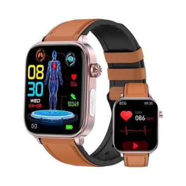 Imagem de Relógio Inteligente ECG PPG Para Mulheres E Homens Com Diagnóstico De 