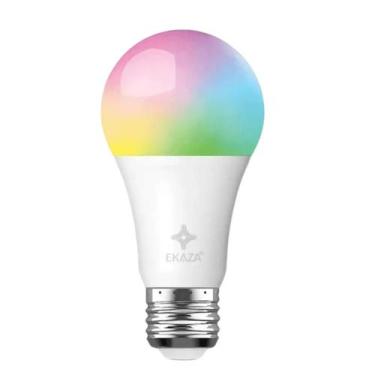 Imagem de Lâmpada Inteligente Rgb A60 9w+3rgb Smart Alexa E Google Home Ekaza
