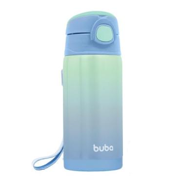 Imagem de Buba Copo Térmico Parede Dupla Com Canudo - Azul