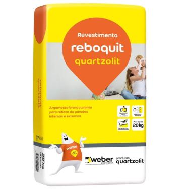 Imagem de Massa Fina Reboquit Interno 20 Kilos - 0007.00000.0020pa - Quartzolit Massa Fina Reboquit Int.20kg Quartzolit